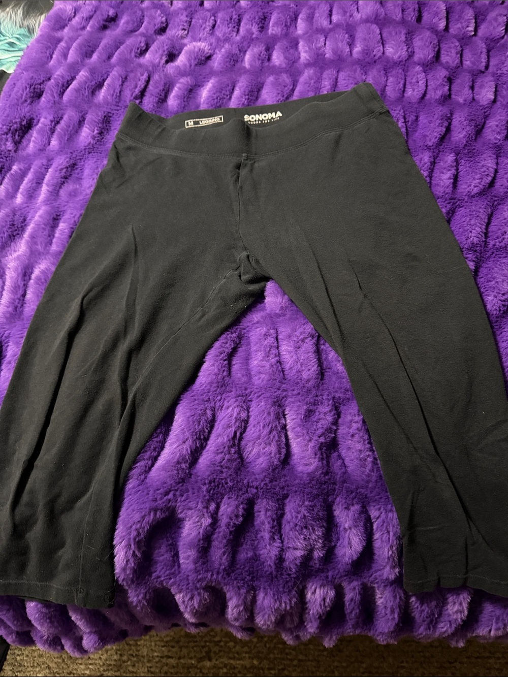 Sonoma Black Capris Girls' Stretch Leggings